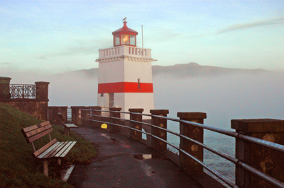 Stanley Park Lighthouse In Vancouver